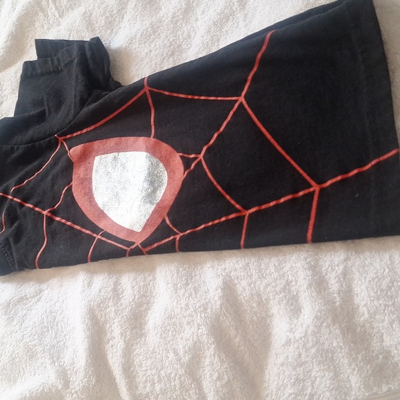 Marvel Black and Red Spider Hero Kids Costume Shirt - Picture 4 of 4